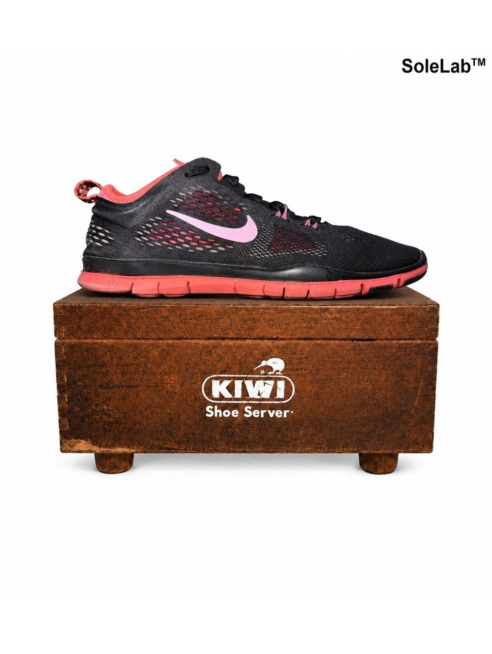 Nike Free 5.0 TR Fit 4 Black Hyper Punch Pink Women’s 8.5 629496-011
